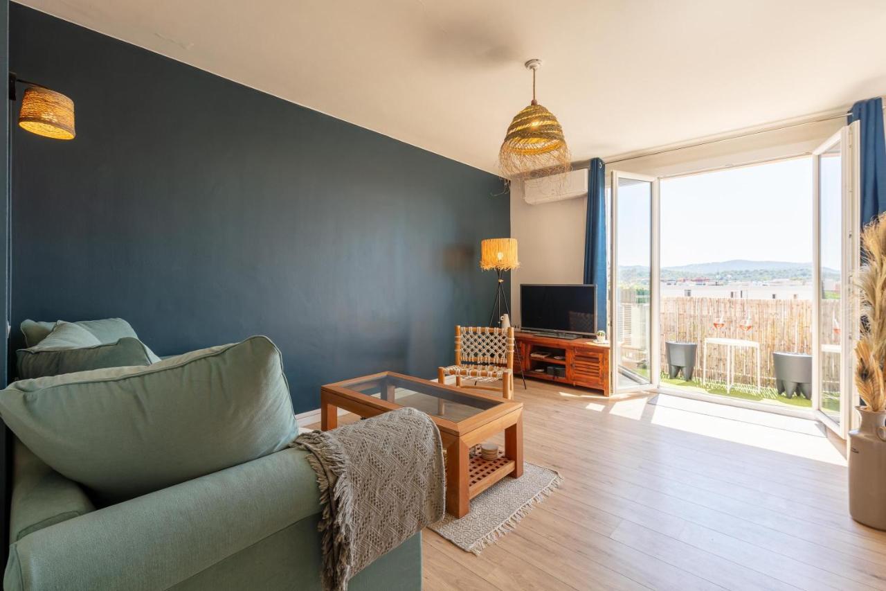 Le Blue Sea - Appt Classe 3 Etoiles A 650M De La Plage Ле-Лаванду Экстерьер фото
